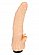Телесная гелевая насадка-фаллос с клиторальными лепестками - 18,5 см.