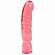 Большой розовый фаллоимитатор Crystal Jellies 12  Big Boy - 29,5 см.