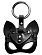 Черный сувенир-брелок «Кошка»