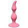 Розовая анальная пробка Curved Anal Plug Pink - 12,5 см.