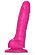 Розовый фаллоимитатор Strap-On-Me Sliding Skin Realistic Dildo size M